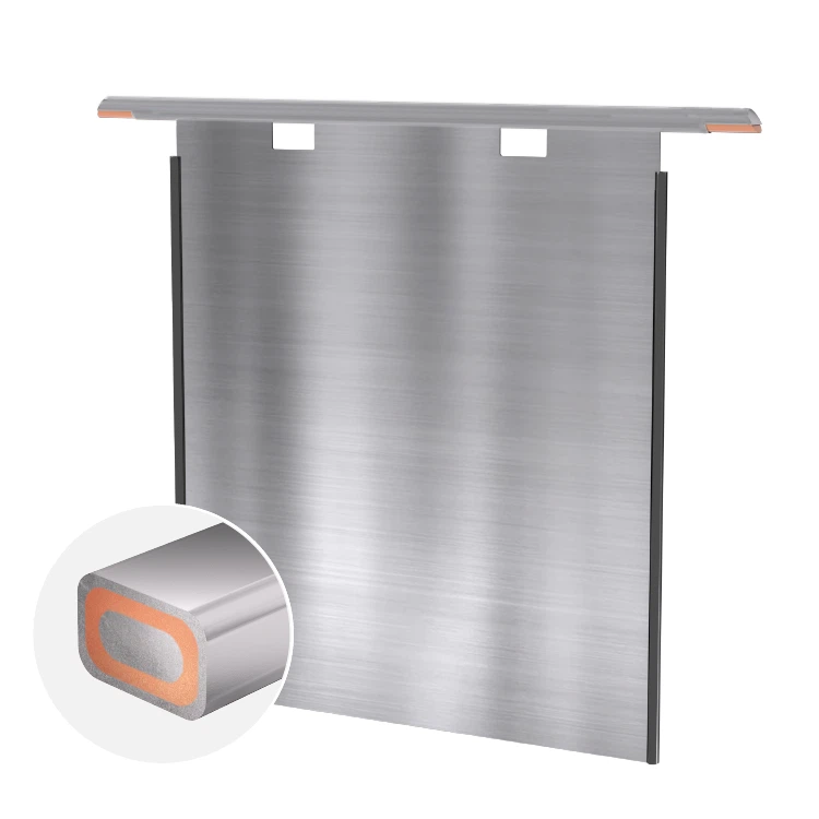 Placă catodică KIDD din oțel inoxidabil cu bară de suspendare cu trei-straturi